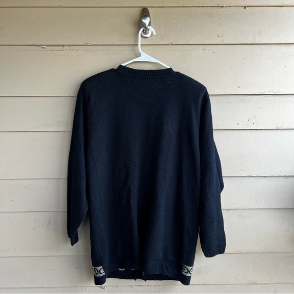 Alfred Dunner Vintage Paisley Cardigan Sweater - Size L - Boho Y2K - Picture 7 of 8